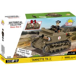 Klocki plastikowe COBI Historical Collection World War II Tankette TK-3 / Le. Pzkpfw tk COBI-2658