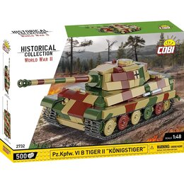 Klocki plastikowe COBI Historical Collection World War II PZ.KPFW.VIB TIGER II Königstiger COBI-2732