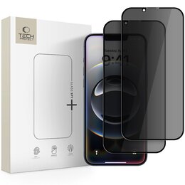 Szkło prywatyzujące TECH-PROTECT Glass Spy+ do Apple iPhone 13/13 Pro/14/16E (2 szt.)