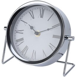 Zegar stolikowy SEGNALE 16 cm Srebrny