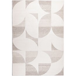 Dywan wewnętrzny MULTIDECOR Elio Geometryczny 508411 200 x 290 cm Szaro-kremowy