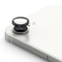 Nakładka na obiektyw RINGKE Lens Frame Glass do Apple iPhone 16e Czarny (2szt.)