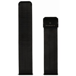 Pasek GARETT Stalowy (22 mm) Czarny