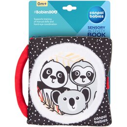 Zabawka CANPOL BABIES BabiesBoo Sensoryczna książeczka manipulacyjna Panda 68/088