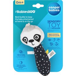 Zabawka edukacyjna CANPOL BABIES BabiesBoo Zabawka sensoryczna z piszczkiem Leniwiec 68/095