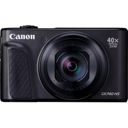 Aparat CANON PowerShot SX740 HS Lite Edition Travel Kit Czarny, 20.3Mpix, 40x zoom optyczny