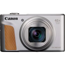 Aparat CANON PowerShot SX740 HS Lite Edition Travel Kit Srebrny, 20.3Mpix, 40x zoom optyczny