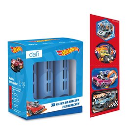 Wkład filtrujący DAFI Hot Wheels (3 szt.) + naklejki