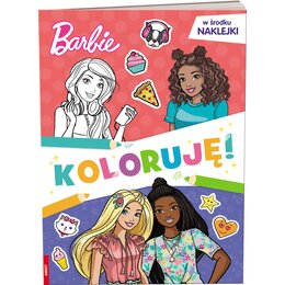 Kolorowanka Barbie Koloruję (miękka okładka)