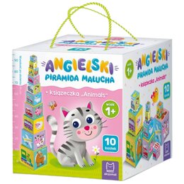 Zabawka edukacyjna AKSJOMAT Piramida malucha Angielski