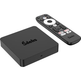 Odtwarzacz multimedialny 4K SILELIS T-3 Android TV Box Czarny