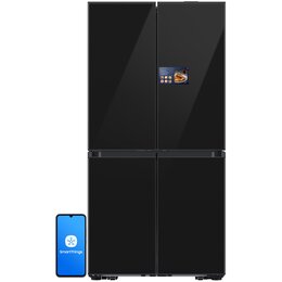 Lodówka SAMSUNG RM90F67CECEO AI Side by Side No Frost 185.3cm Grafitowe szkło Home Kamera