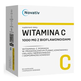 Witamina C NOVATIV Bioflawonoidy (60 kapsułek)