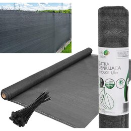 Siatka SASKA GARDEN 110G/M2 1.5 x 50 m Ciemnoszary