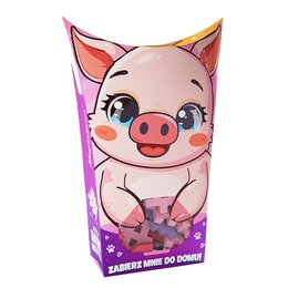 Klocki elastyczne MARIOINEX Mini Waffle Pocket Pets Świnka 906903
