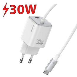 Ładowarka sieciowa USAMS CC264 GaN 30W Biały