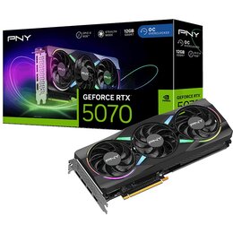 Karta graficzna PNY PNY GeForce RTX 5070 ARGB Epic-X RGB OC Triple Fan 12GB DLSS 4