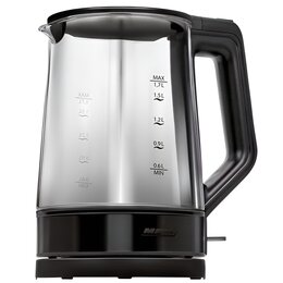 Czajnik bezprzewodowy MPM MCZ-125  Inox+szkło