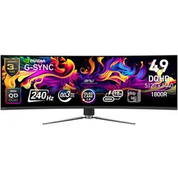Monitor MSI MPG 491CQPX QD-OLED 49" 5120x1440px 240Hz 0.03 ms [GTG] Curved