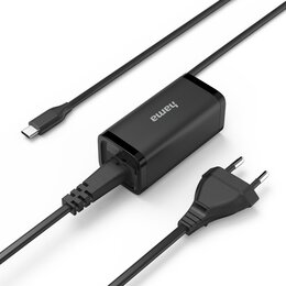 Zasilacz do laptopa HAMA USB-C PD 5-20V/45W Czarny