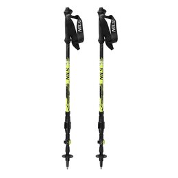 Kijki trekkingowe NILS TK8608 Czarno-żółty (70 - 135 cm)