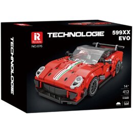 Klocki plastikowe REOBRIX Technologie Samochód 599XX Evo 676