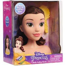 Lalka JUST PLAY Disney Princess Głowa do stylizacji Bella Piękna i Bestia 87571