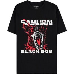 Koszulka DIFUZED Cyberpunk 2077 - Black Dog Samurai Album Art T-shirt (rozmiar XL)