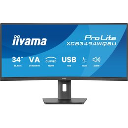 Monitor IIYAMA ProLite XCB3494WQSU-B1 34" 3440 x 1440 120Hz 0.4 [MPRT] Curved