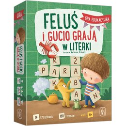 Gra edukacyjna NASZA KSIĘGARNIA Feluś i Gucio grają w literki