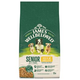 Karma dla psa JAMES WELLBELOVED Senior Monobiałkowa Jagnięcina 12 kg