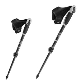 Kijki do nordic walking NILS NW8612 (93 - 125 cm) Czarno-szary