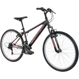 Rower górski MTB INDIANA X-Pulser 1.6 Steel U15 26 cali męski Czarno-czerwony