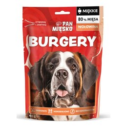 Przysmak dla psa PAN MIĘSKO Burgery Wołowina 100 g