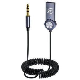 Adapter USB - Jack 3.5 mm 3MK Bluetooth Grafitowy