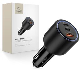 Ładowarka samochodowa TECH-PROTECT CC04 PD175W Czarny