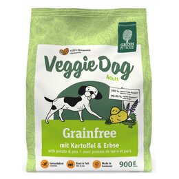 Karma dla psa GREEN PETFOOD VeggieDog Grain Free Adult z ziemniakami i groszkiem 900 g