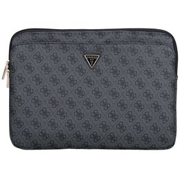Etui na laptopa GUESS Sleeve 4G Zipper Pocket Triangle Logo 14 cali Czarny