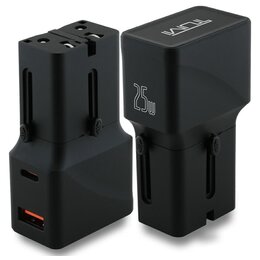 Ładowarka podróżna TUMI Travel Adapter Czarny