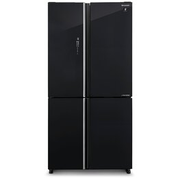 Lodówka SHARP SJ-GP780D-BK Side by Side No Frost 183cm 4D ION Plasmacluster Czarne szkło