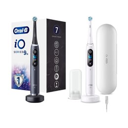 Szczoteczka magnetyczna ORAL-B iO 9 Czarny + Szczoteczka magnetyczna ORAL-B IO 9 Biały