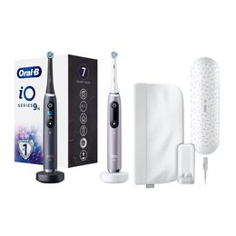 Szczoteczka magnetyczna ORAL-B iO 9 Czarny + Szczoteczka magnetyczna ORAL-B iO 9 Special Edition Różowy