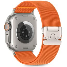 Pasek TECH-PROTECT Nylon Clasp do Apple Watch 6/7/8/9/SE/Ultra (44/45/46/49mm) Pomarańczowy
