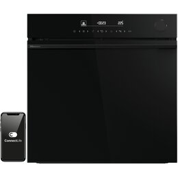 Piekarnik HISENSE BSA6634PBG8 Elektryczny parowy Czarny A+ ConnectLife, Termosonda, Pyroliza