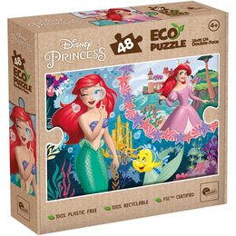 Puzzle LISCIANI Disney Princess Arielka 304-111138 (48 elementów)