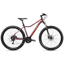 Rower górski MTB ROMET Jolene 7.2 JB D19 27.5 cala damski Purpurowo-pomarańczowy