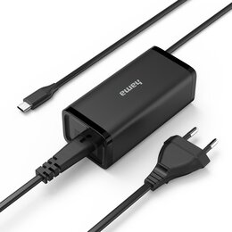 Zasilacz do laptopa HAMA USB-C PD 5-20V/100W Czarny