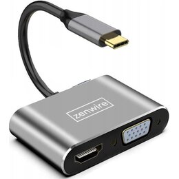 Hub ZENWIRE BYL-2310 4w1 USB Typu C 3.2 Gen. 1, Pasywny