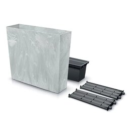 Donica PROSPERPLAST Urbi Tower Beton Effect T DUC800TE-422U Jasnoszary