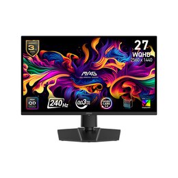 Monitor MSI Mag 271QP QD-OLED X24 26.5" 2560x1440px 240Hz 0.03ms [GTG]